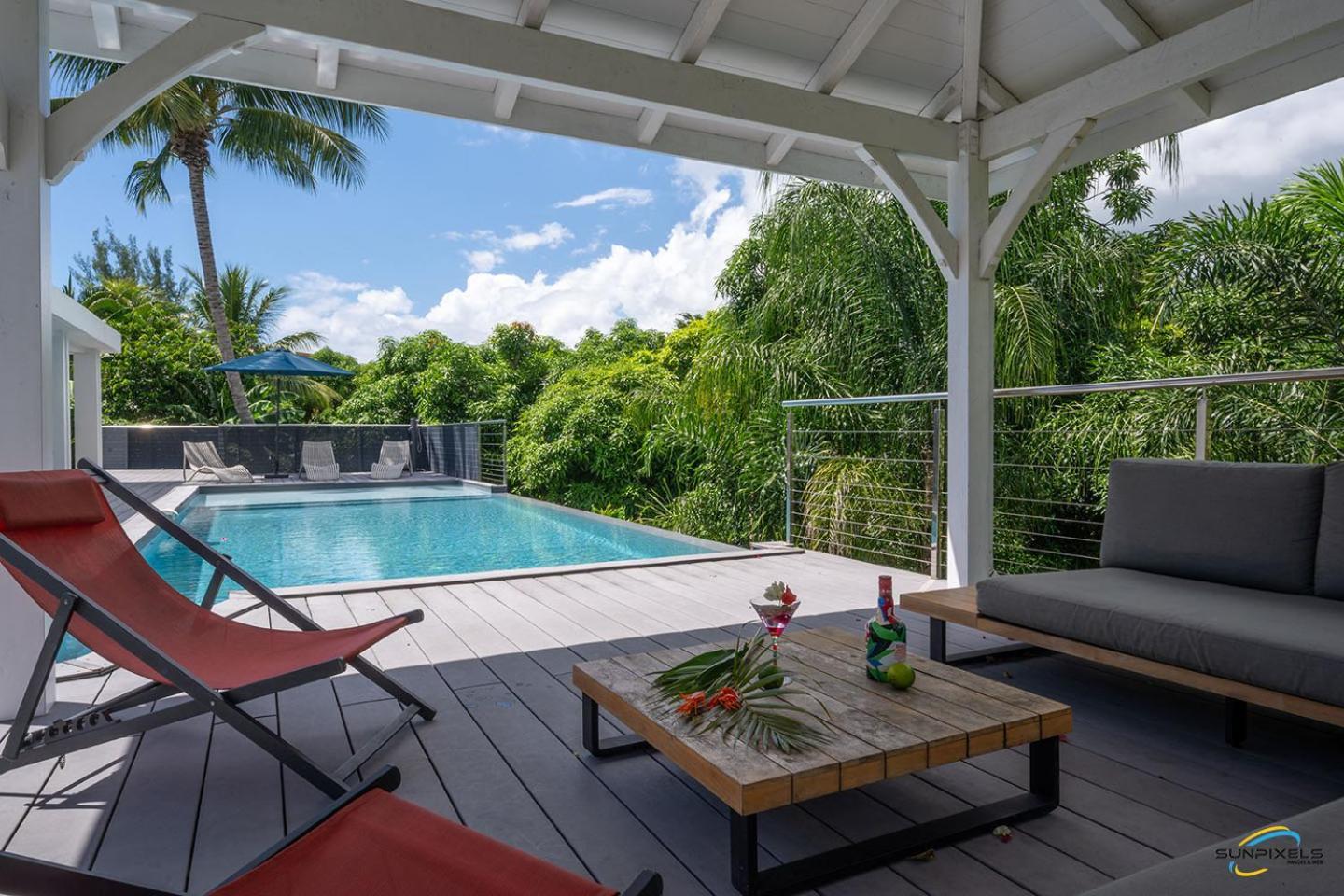 Villa Palm Diamond Jacuzzi&Piscine privés Le Diamant Exterior foto